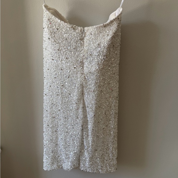 Retrofete Hannah Dress in White - Picture 3 of 5